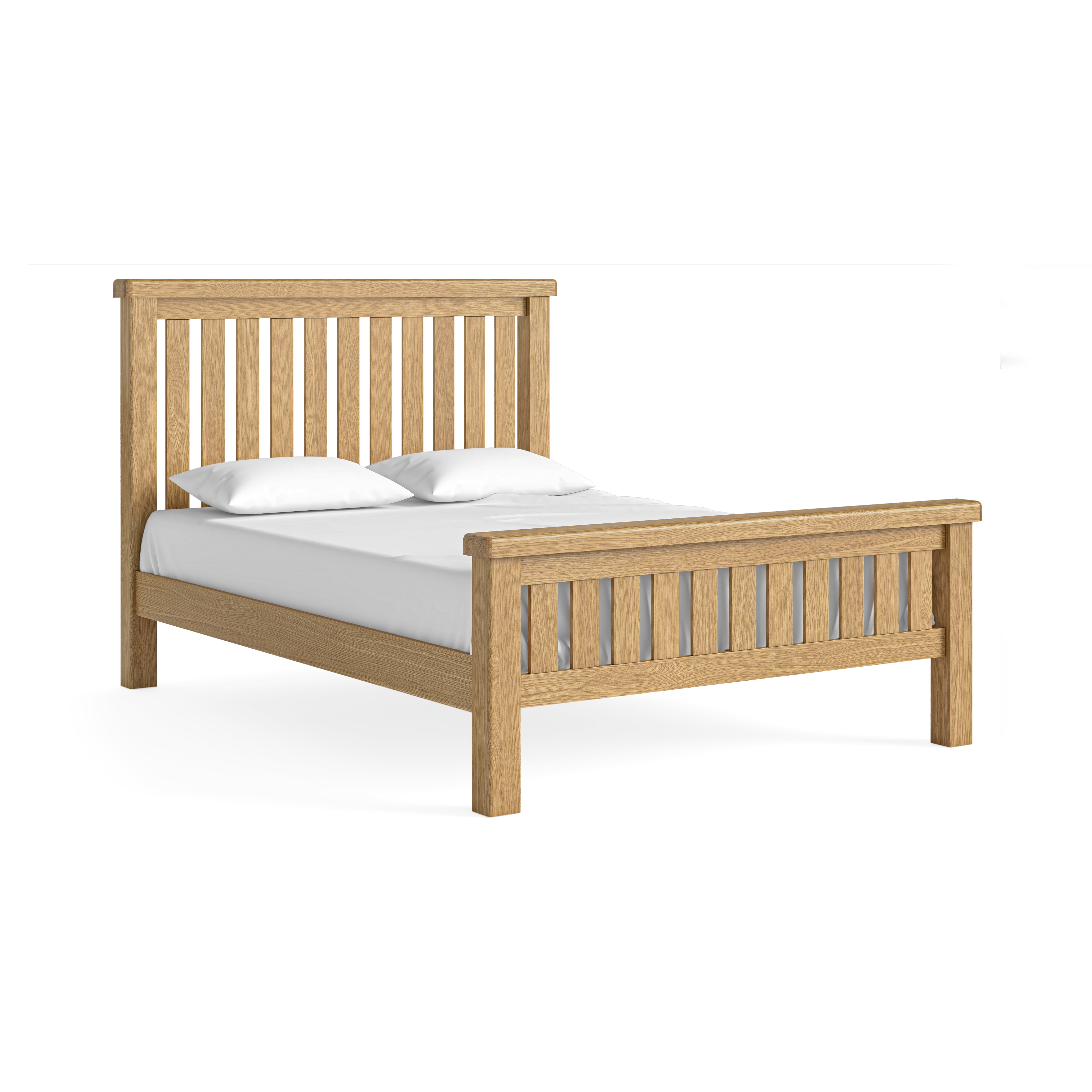 Newborough Oak - 6' Frame Bed