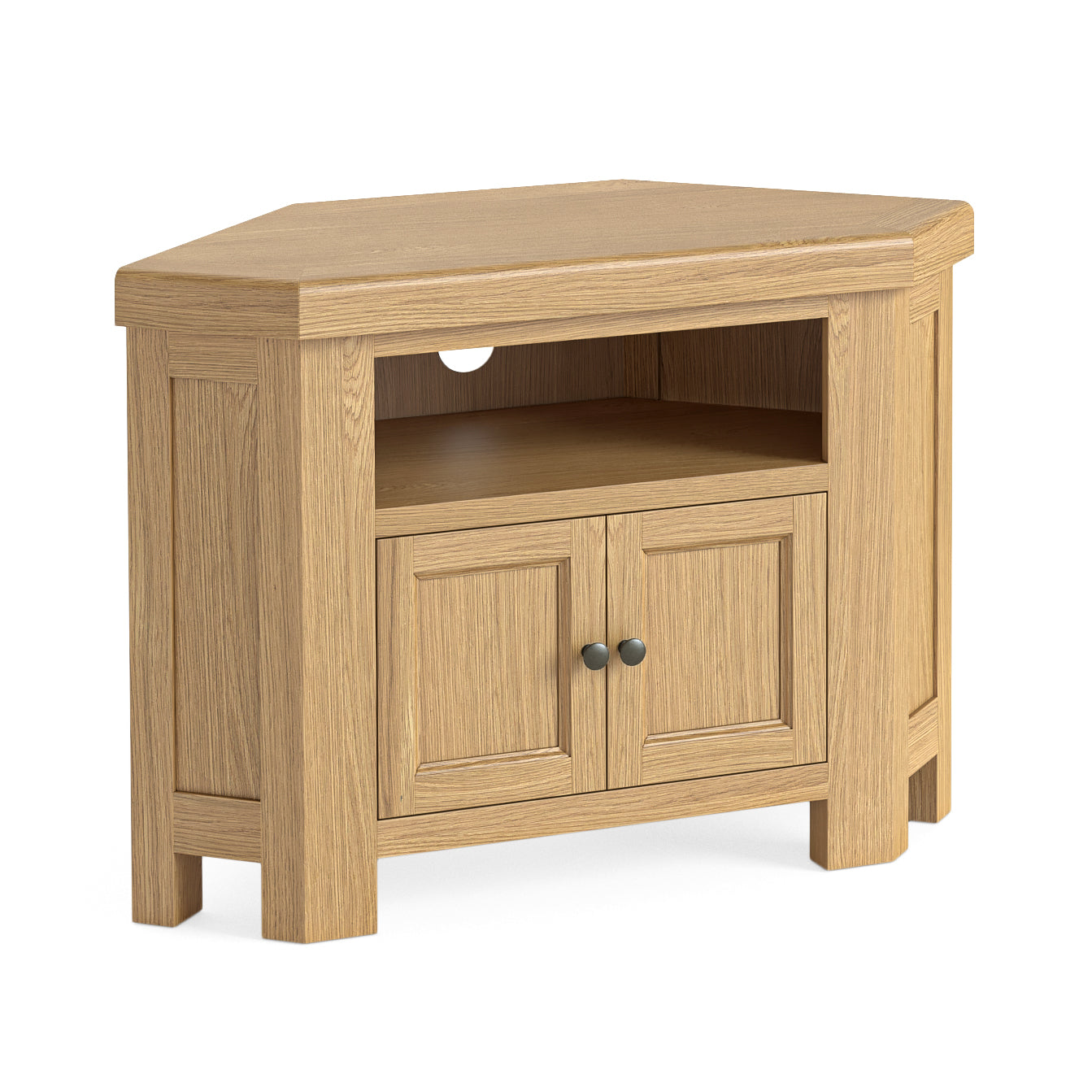 Newborough Oak - Corner Tv Unit