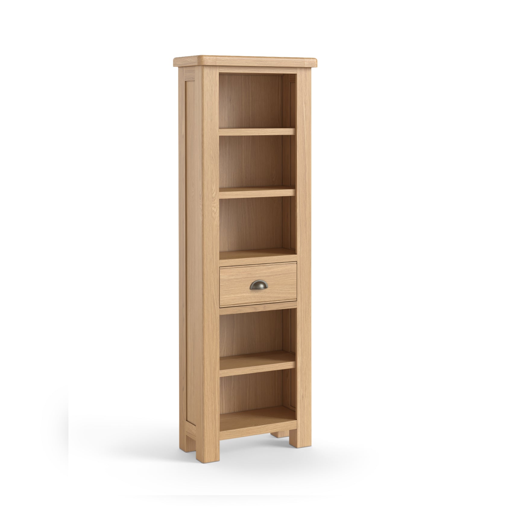 Newborough Oak - Slim Bookcase