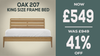 Oak 207 - 5' King Size