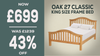 Oak 27 - Classic - 5' Frame Bed