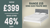 Range 215 White - 5' Frame Bed
