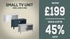 Small TV Unit - Painted - 3 Colours