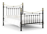Victor - Black - 4'6 Double Frame Bed
