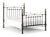 Victor - Black - 4'6 Double Frame Bed