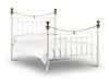 Victor - White - 5' King Size Frame Bed