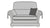 Waterford Stripe - Maxi Chair