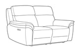 Padley 3 Seater Sofa Fabric – standalone line drawing