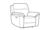 Padley Chair Fabric – standalone line drawing
