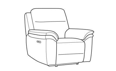 Padley Chair Fabric – standalone line drawing