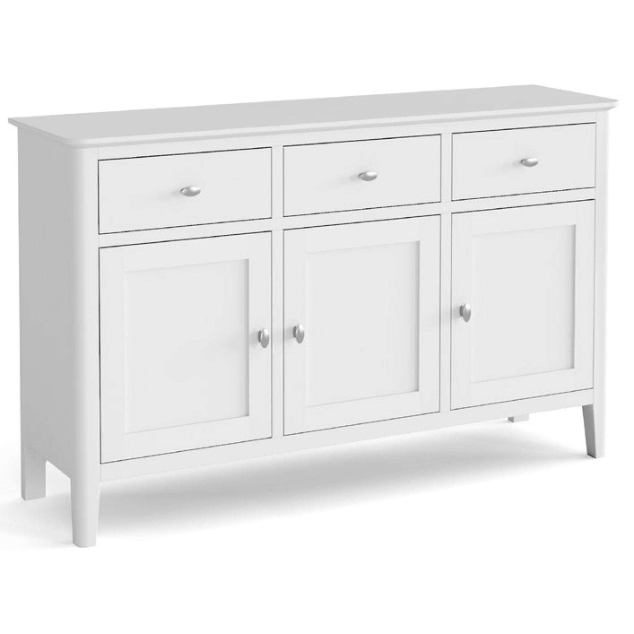 Hanbury - White - 3 Door Large Sideboard