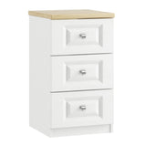 Sicily - 3 Drawer Bedside