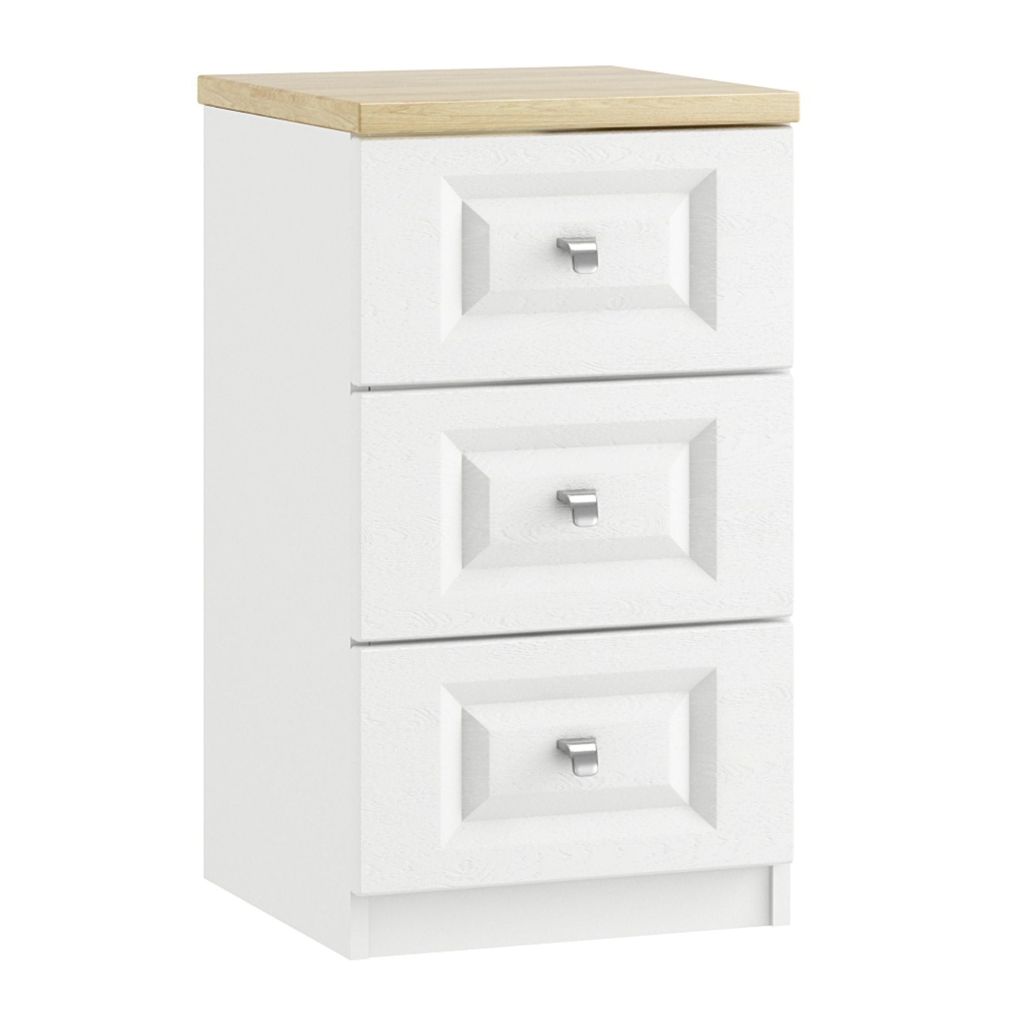 Sicily - 3 Drawer Bedside