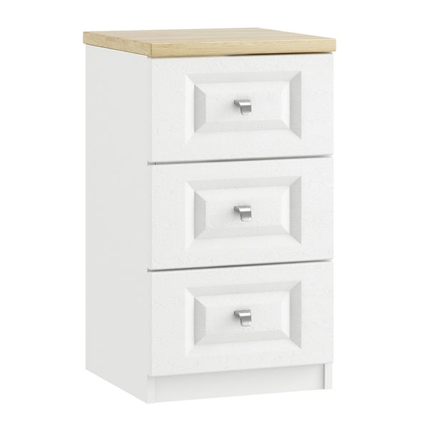 Sicily - 3 Drawer Bedside