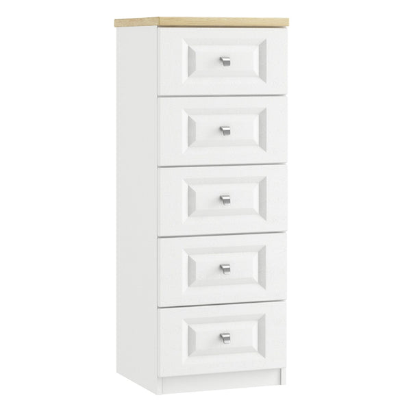 Sicily - 5 Drawer Tall Chest 15"