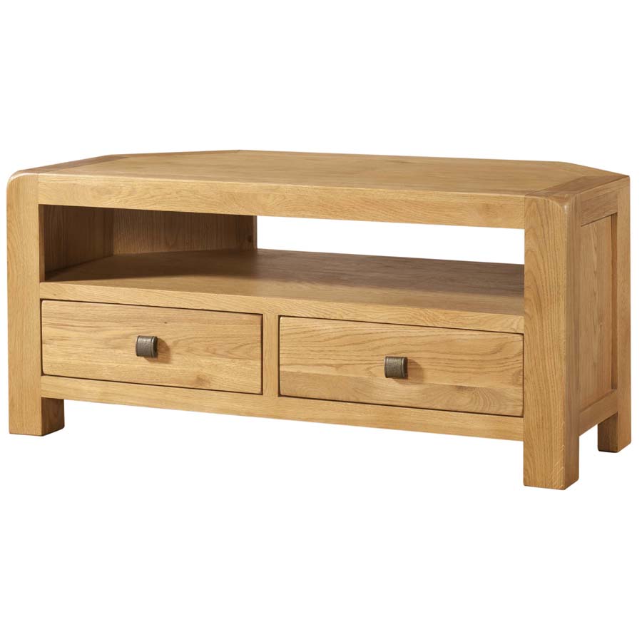 Aston Oak - Corner Tv Unit