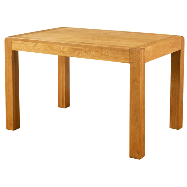 Oak 6 - Fixed Top Dining Table 120 X 80