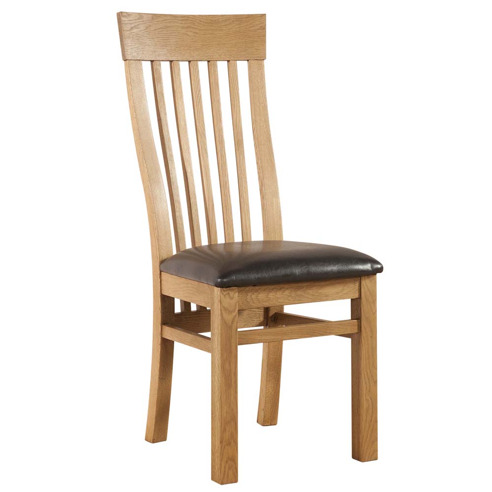 Aston Oak - Curved Back Chair
