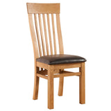 Aston Oak - Curved Back Chair