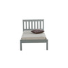 Denton Grey - Single Frame Bed