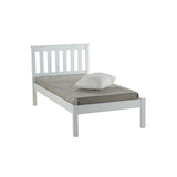 Denton White - 3' Single Frame Bed