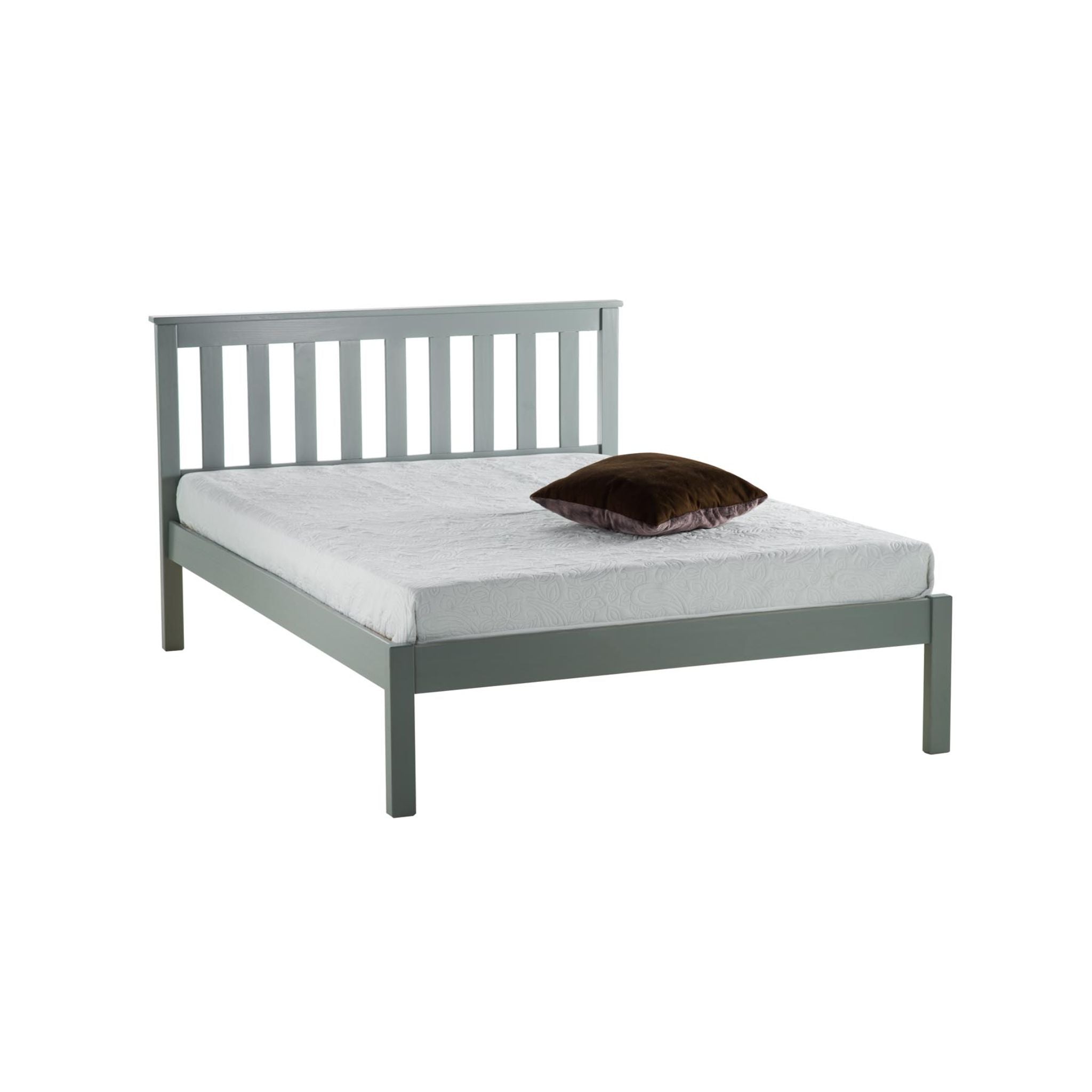 Denton Grey - 4' Small Double Frame Bed