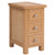 Oak 4 - Compact 3 Drawer Bedside