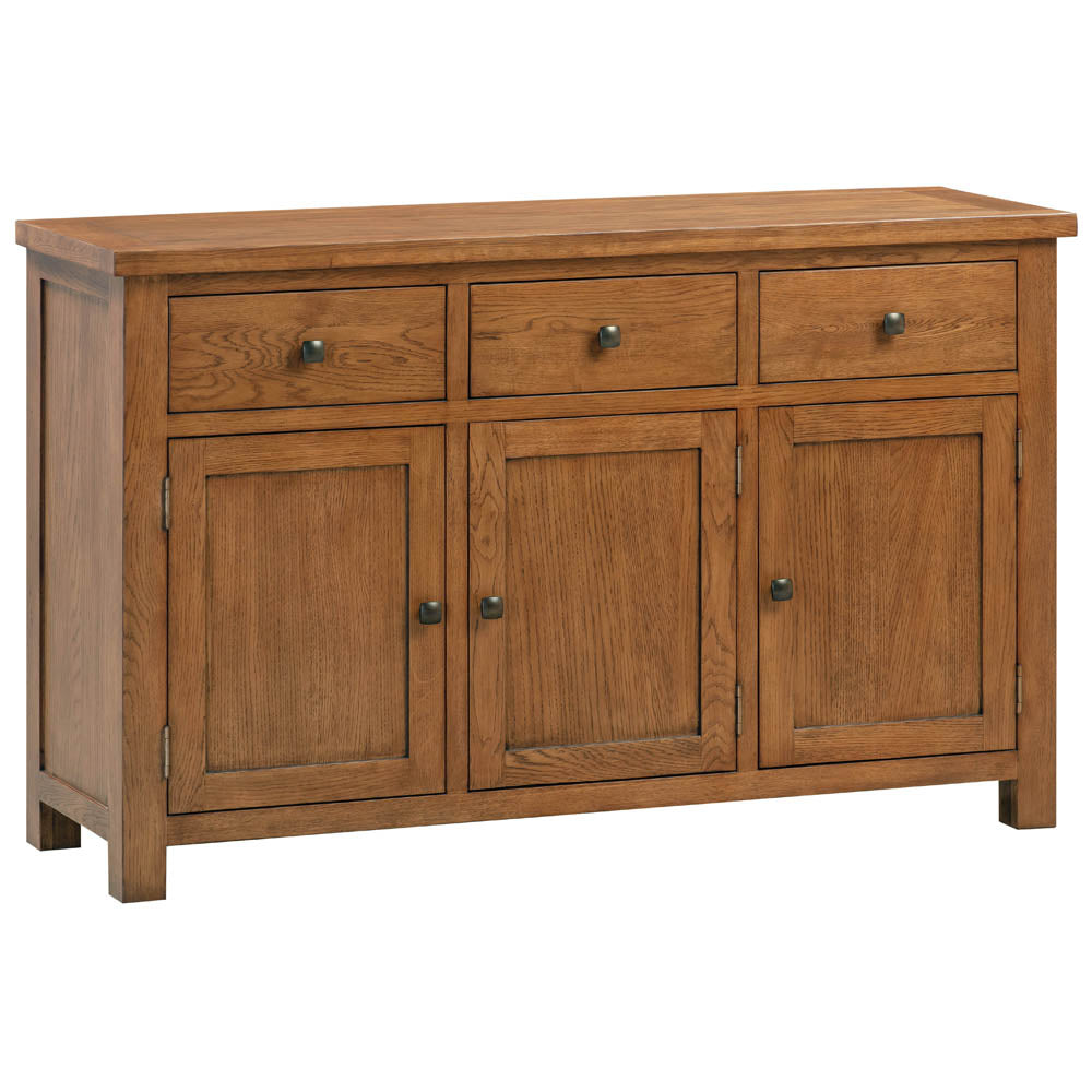 Oak 7 - 3 Door Sideboard