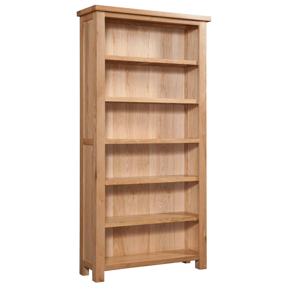 Devon Light Oak - 6' Bookcase