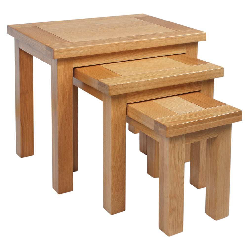 Devon Light Oak - Nest Of Tables