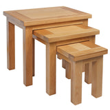 Devon Light Oak - Nest Of Tables