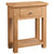 Oak 4 - 1 Drawer Console Table