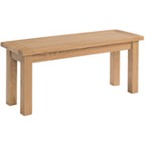 Devon Light Oak - Medium Bench 104cm