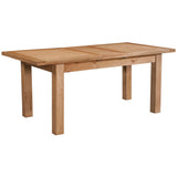 Oak 1 / Devon Light Oak - Dining Table With 1 Extension 120-153 X 80