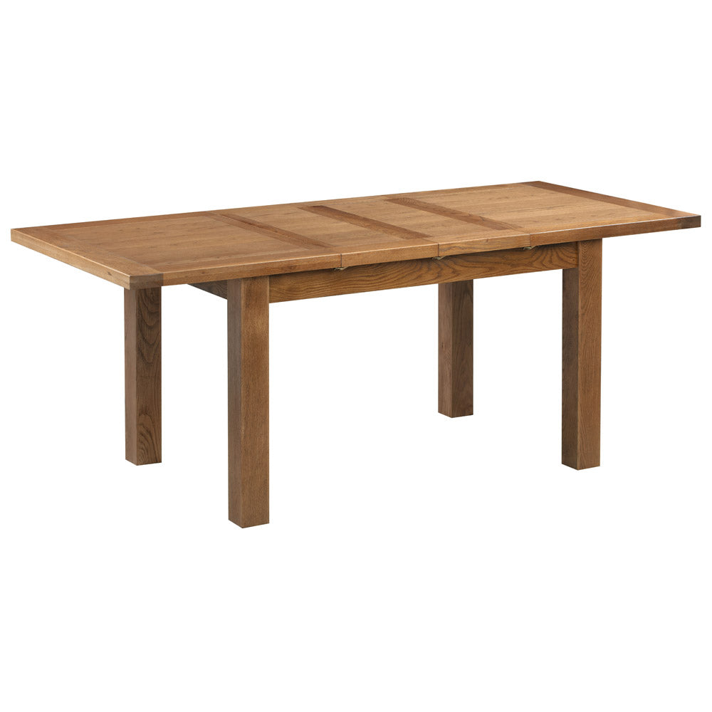 Oak 7 - Dining Table With 2 Extensions 132-158 x 90
