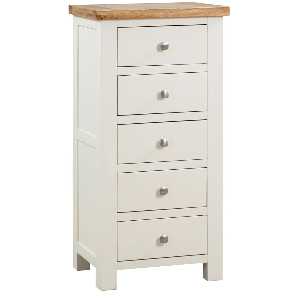 Painted 3 - 5 Drawer Tall Chest
