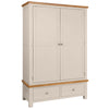 Painted 3 - 2 Door Wardrobe with 2 Drawers - 3 Colours