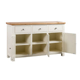 Painted 3 - 3 Door Sideboard