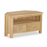 Tean Oak - Corner TV Unit