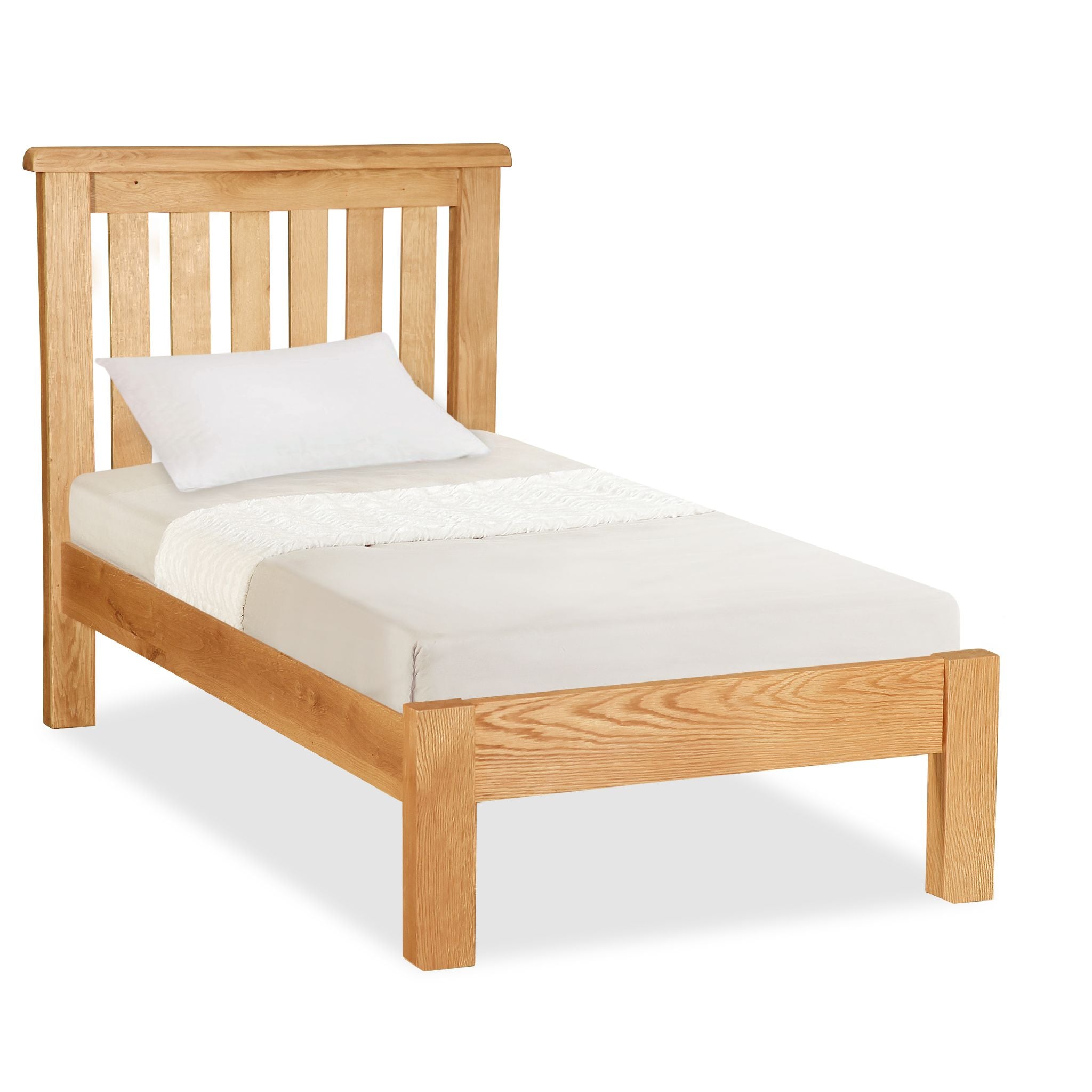 Sudbury Oak - 3' Single Low Foot End Frame Bed