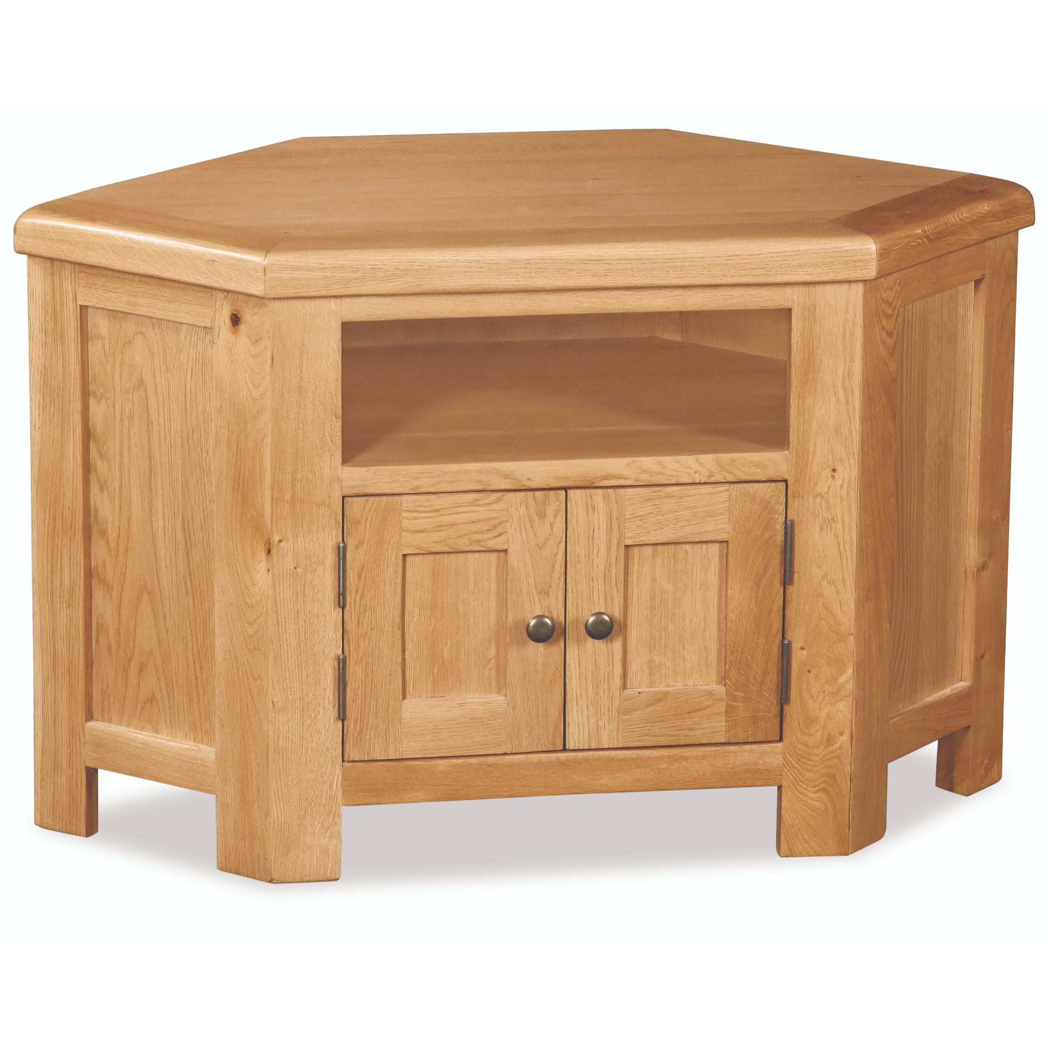 Sudbury Oak - Corner TV Unit