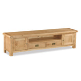 Sudbury Oak - Extra Large Low Line Media Unit