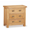 Oak 27 - 3 Drawer Chest
