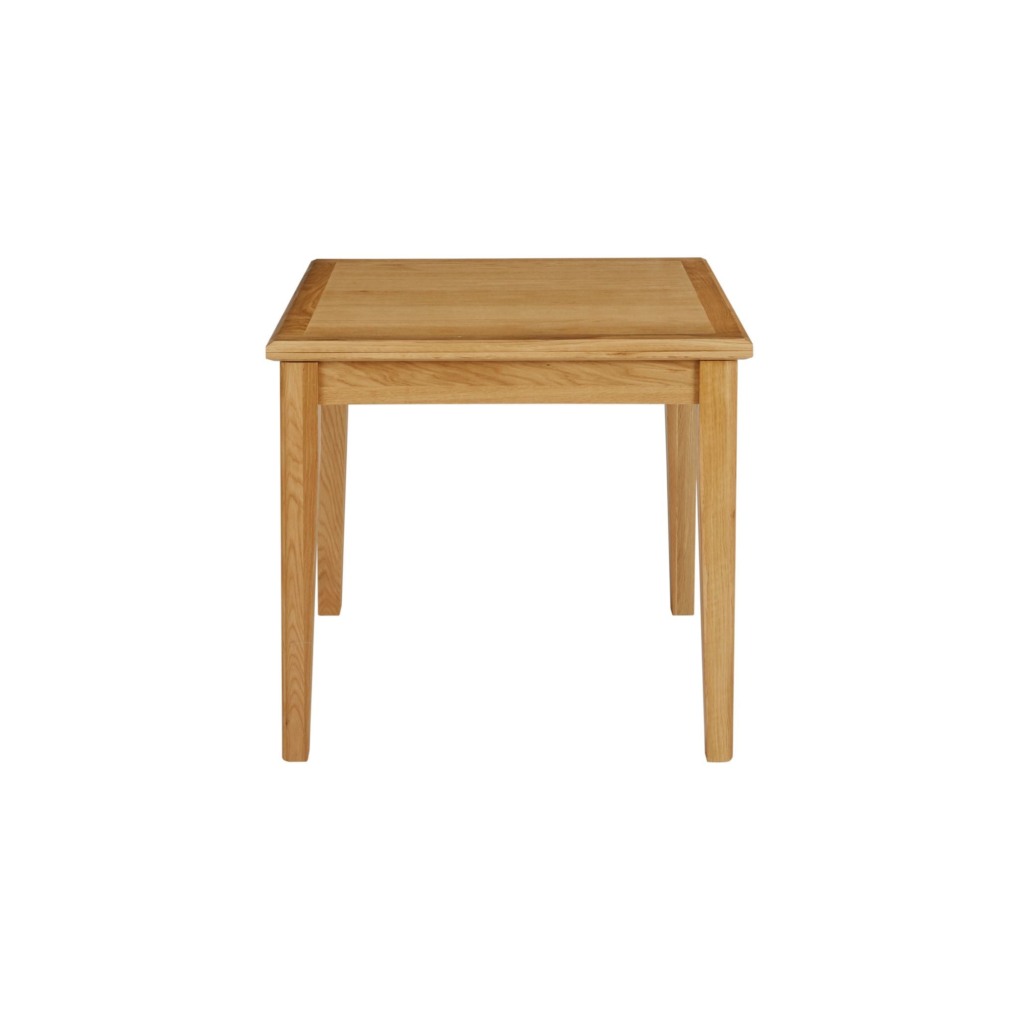 Barley Oak - Flip Top Table 90 x 90