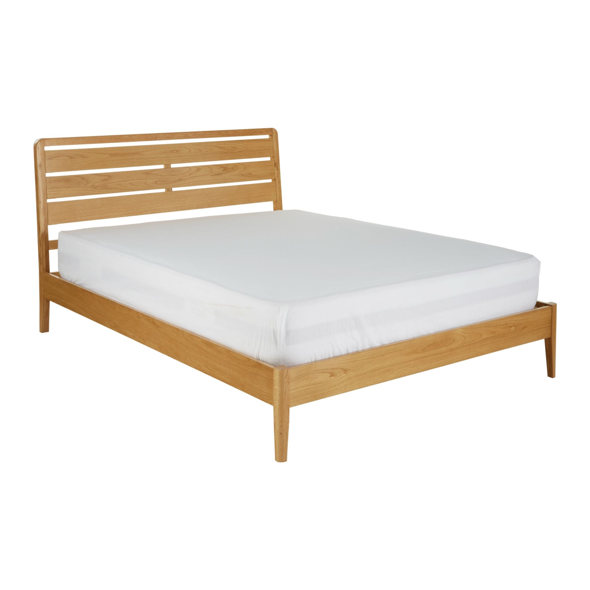 Barley Oak - 4'6 Double Frame Bed