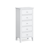 Hanbury - White - 5 Drawer