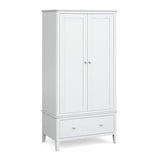 Hanbury - White - 2 Door 1 Drawer Robe