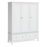 Hanbury - White - 3 Door 2 Drawer Robe - CHECK STOCK