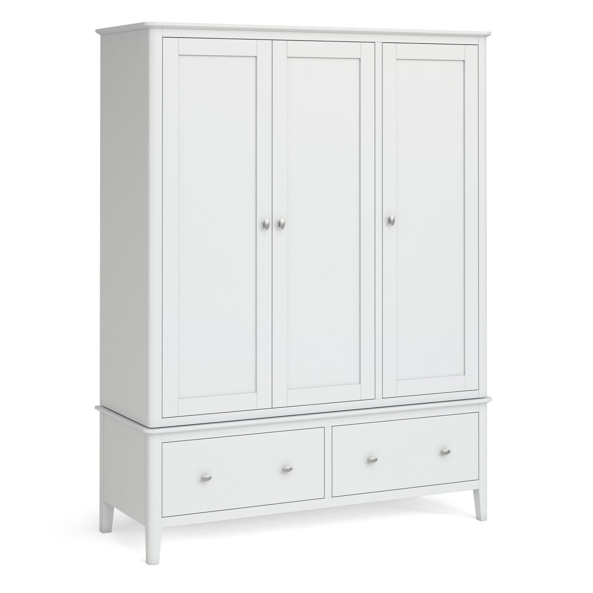 Hanbury - White - 3 Door 2 Drawer Robe - CHECK STOCK