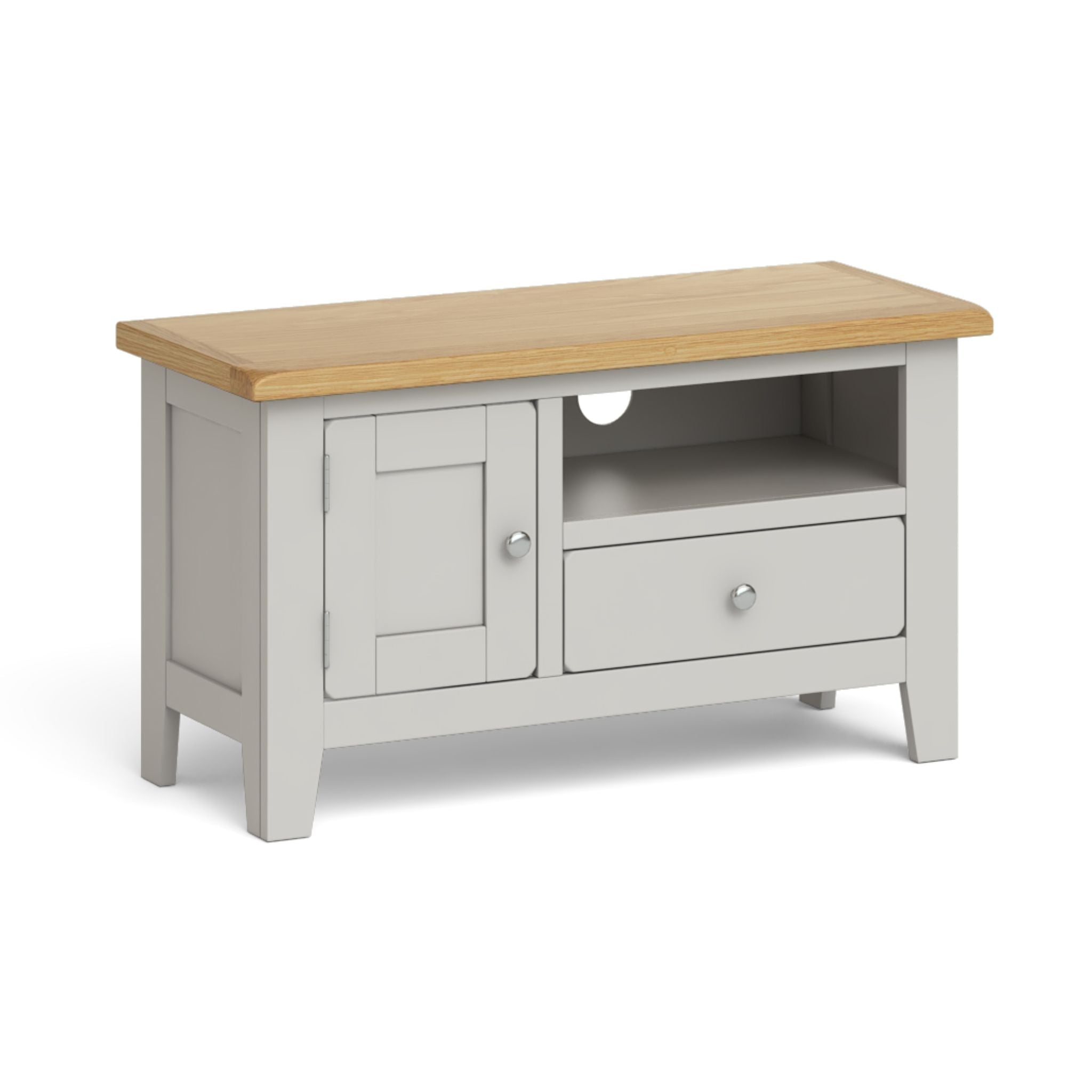 Oak 227 - Small TV Unit